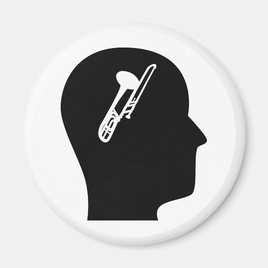 Denk aan Trombone Magneet (Voorkant)