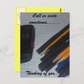 DENK AAN U BRIEFKAART (Voorkant / Achterkant)