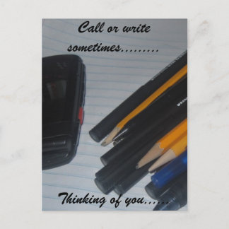 DENK AAN U BRIEFKAART