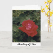 Denk aan u - Gepersonaliseerd Kaart (Gele Bloem)