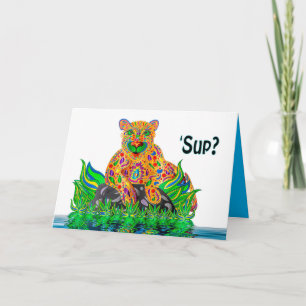 Denk aan u, SUP Lion Cub Kaleidoscope Kaart