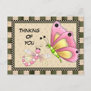 Denk aan uw briefkaart voor de groet