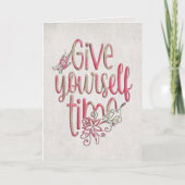 Denk aan uw citaat kaart (Voorkant)