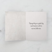 Denk aan uw citaat kaart (Binnen)