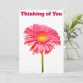 Denk aan You Notecard Kaart (Staand voorkant)