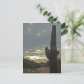 Denk aan You Saguaro Cactus Photo Peace Briefkaart (Staand voorkant)