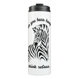 Denk aan Zebras Thermosbeker