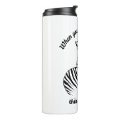 Denk aan Zebras Thermosbeker (Gedraaid links)