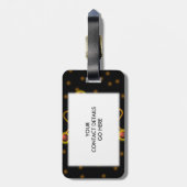 Denk als een proton en blijf positief bagagelabel (Achterkant verticaal)