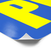 DENK ALS EEN PROTON EN BLIJF POSITIEF PERFECT POSTER (Hoek)