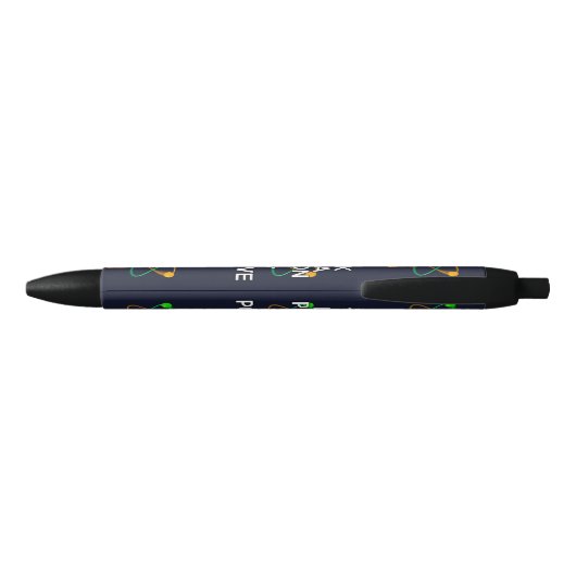 DENK ALS EEN PROTON EN BLIJF POSITIEF ZWARTE INKT PEN (Achterkant)