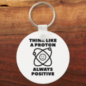 Denk als een proton sleutelhanger (Voorkant)