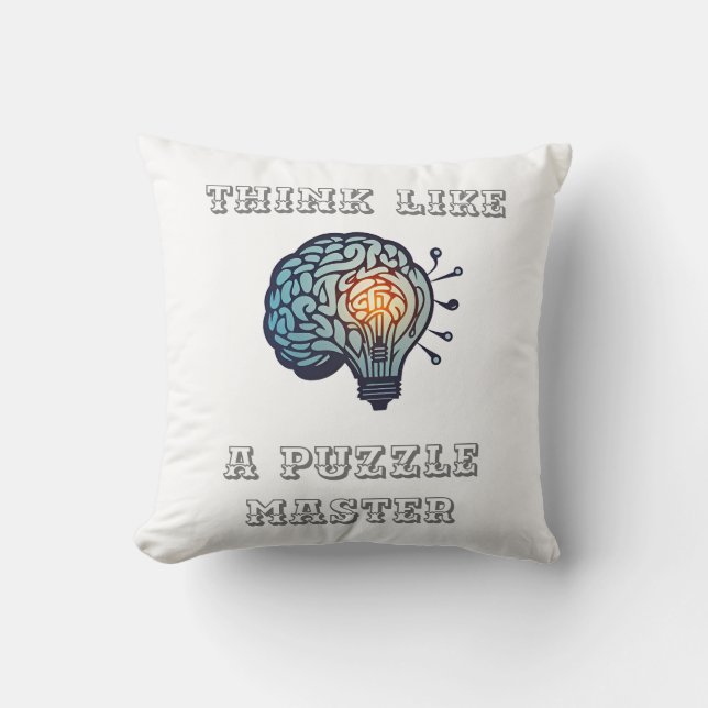 Denk als een puzzelmeester kussen (Voorkant)