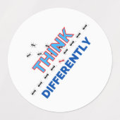 Denk anders 6.w labels (Design 1)