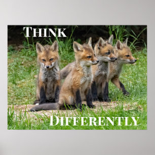 Denk anders aan Fox Poster