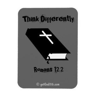 Denk anders gotGod316.com Bijbel Magneet