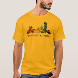 Denk anders. Wees anders. T-shirt