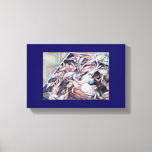 Denk buiten de doos na canvas afdruk (Voorkant)