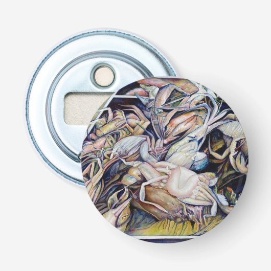 Denk buiten de doos, Singapore Button Flesopener (Voorkant)