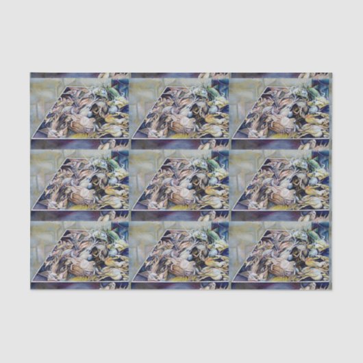 Denk buiten de doos, Singapore Tissuepapier (Voorkant)