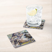 Denk buiten de doos, Singapore Vierkante Kartonnen Onderzetter (Insitu)