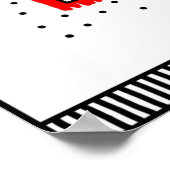 Denk buiten de Druk van de Doos Poster (Hoek)