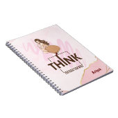 Denk buiten de kaders Dame Baas vrouw Notitieboek (Rechterzijde)