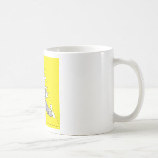 Denk buiten de tetraëder. koffiemok