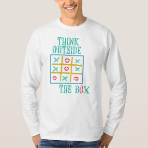 Denk buiten de Trip van de Camping van de Doos T-shirt