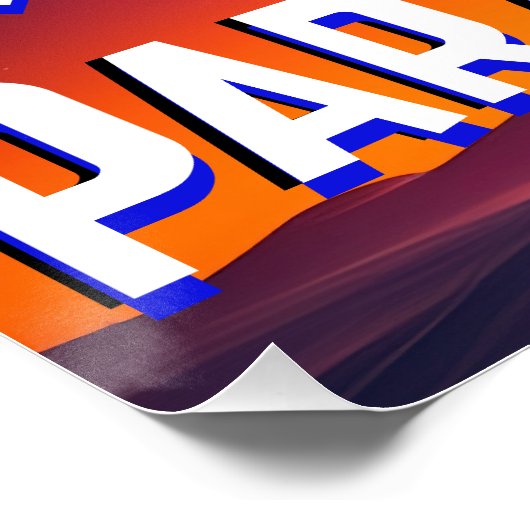 Denk buiten het vierzijdige parallellogram perfect poster (Hoek)