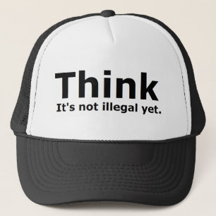 Denk dat het niet illegaal is, maar politiek gedoe trucker pet