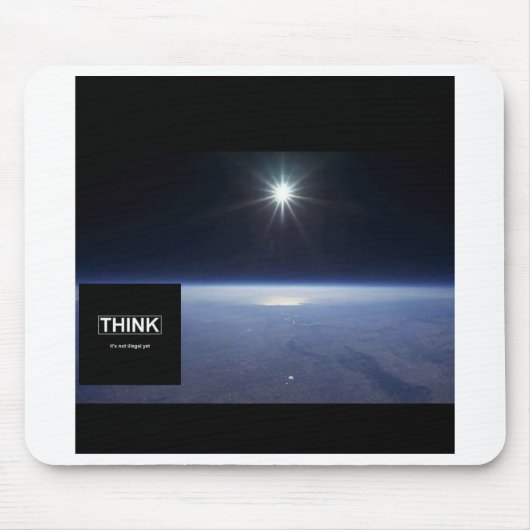 "Denk dat het nog niet illegaal is" FE Mousepad Muismat (Voorkant)