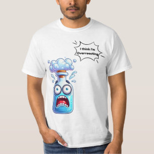 Denk dat je overdreven reageert op leuke nerd-chem t-shirt