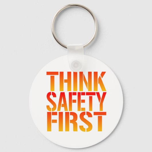 Denk eerst aan veiligheid sleutelhanger (Voorkant)