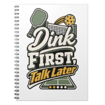 Denk Eerst, Praat Later | Pickleball Geschenk Noti