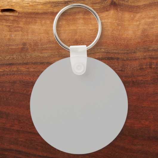 Denk en stem douanenaam sleutelhanger (Achterkant)