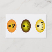 Denk er maar over na visitekaartje (Achterkant)