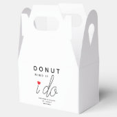 Denk er niet aan als ik een rood harthuwelijk doe. bedankdoosjes (Geopend)