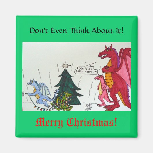 Denk er niet eens over na! magneet (Voorkant)