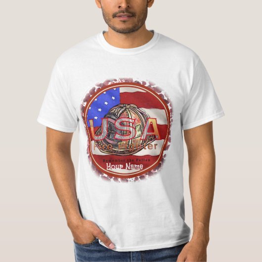 Denk eraan dat Firefighter Fallen t-shirt (Voorkant)