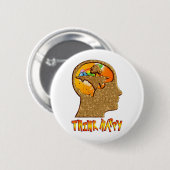 Denk goed na ronde button 5,7 cm (Voorkant /achterkant)