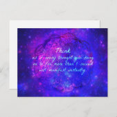 DENK- Goede Vibes Manifestatie Kaart (Voorkant / Achterkant)