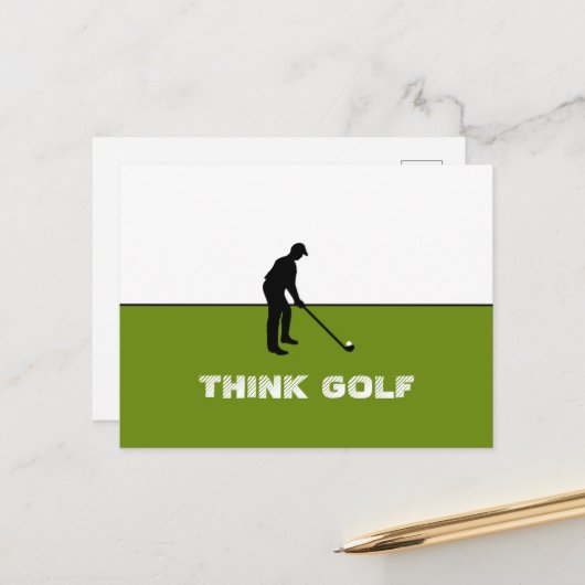 Denk Golf, Pro Golf Briefkaart (Voorkant / Achterkant in situ)