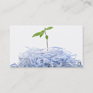 Denk groen - Recyclen Visitekaartje