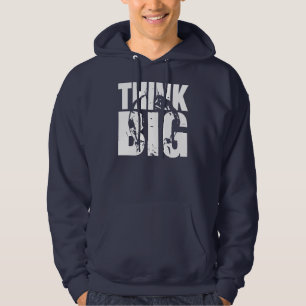 Denk groot - Bodybuilding motivatie Hoodie