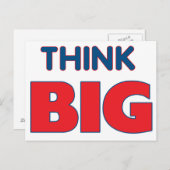 Denk groot Briefkaart (Voorkant / Achterkant)