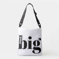 Denk groot! Fun Quote - Modern Bold Typografie