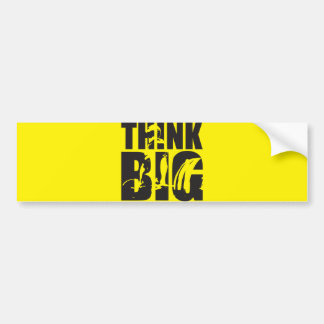 Denk groot - Gym Motivatie Bumpersticker