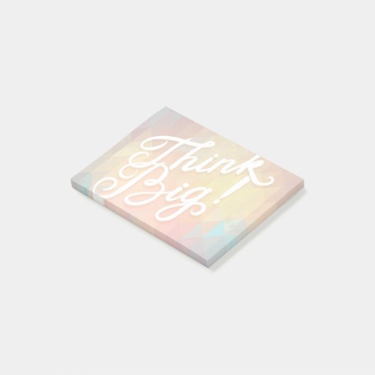 Denk groots post-it® notes (Schuin)