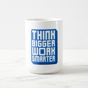 Denk Groter Werk Harder Koffiemok